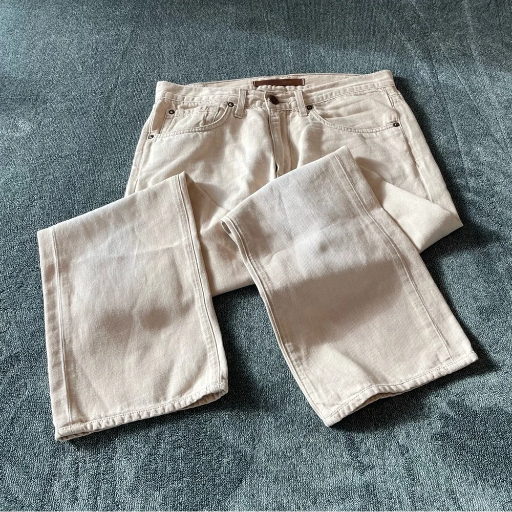 Avage Denim Beige Waterman Jeans Size 32 - Picture 2 of 12